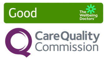 British Society of lifestyle medicine logo featuring colorful elements and design relevant to health and wellness promoting healthy living and lifestyle practices for five key areas